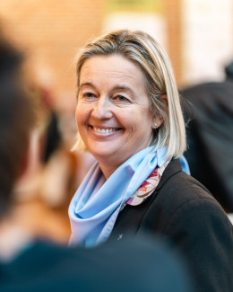 Im Einsatz bei der Vesperkirche: Dekanin Doris Sperber-Hartmann