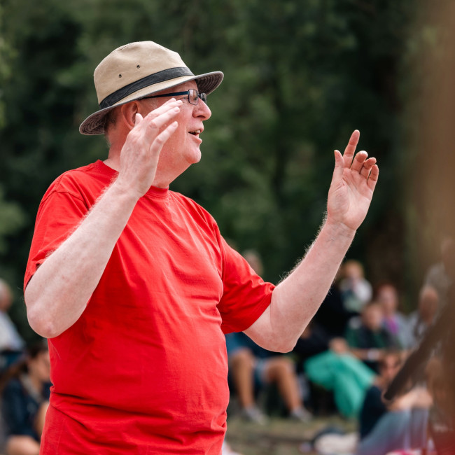 In Aktion: Popkantor Hans-Georg Stapff